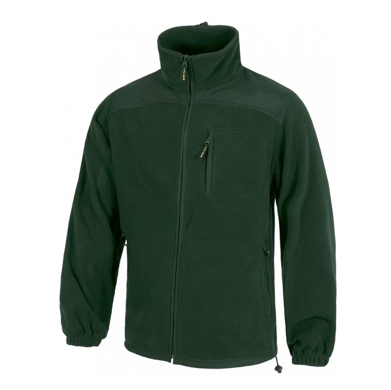 Forro polar con cierre de cremallera y refuerzos en hombros y codos. 100% poliéster. - KRNN Prove