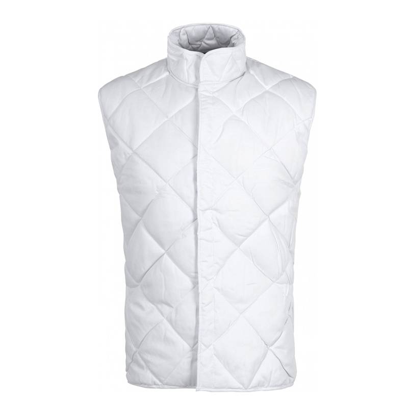 Chaleco alimentación con cierre de corchetes