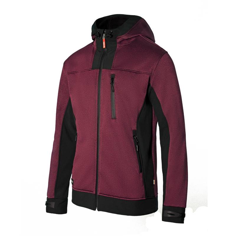 Chaqueta SoftShell bicolor con capucha