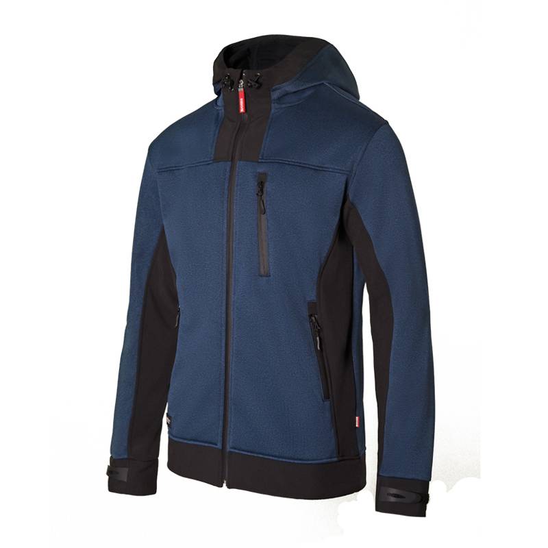 Chaqueta SoftShell bicolor con capucha