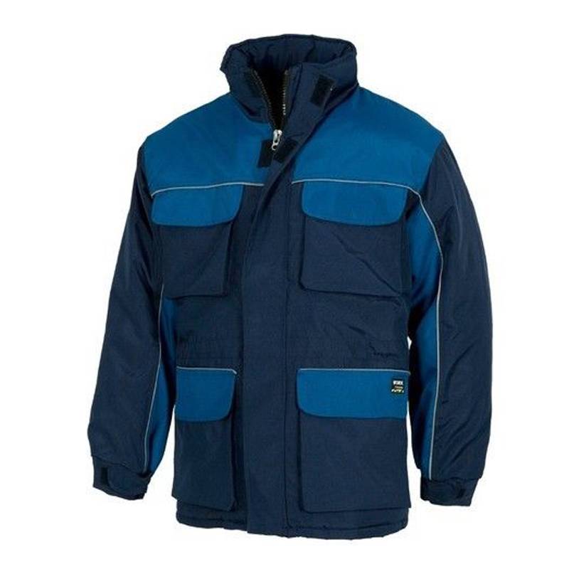 Parka con cierre de cremallera de nylon oculta y velcro. WTWF1858