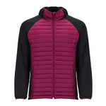 Casaco masculino combinado em dois tecidos