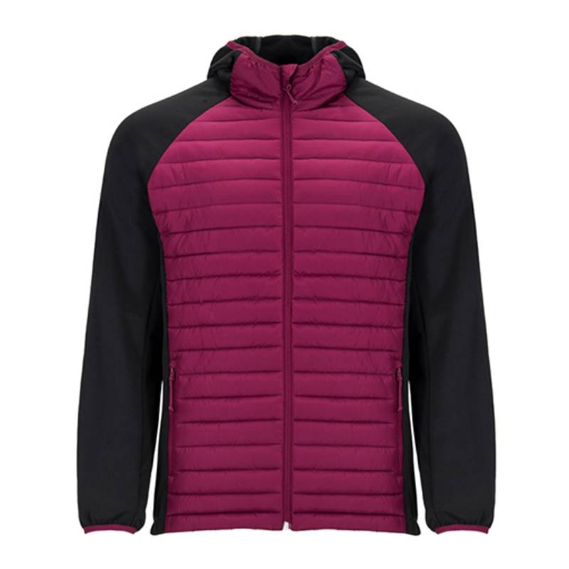 Chaqueta de hombre combinada en dos tejidos