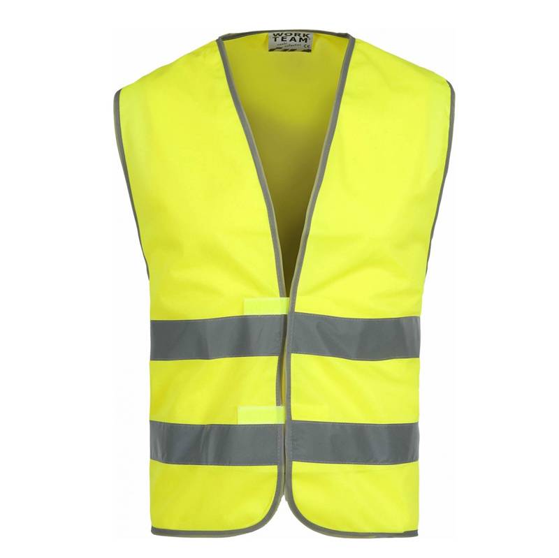 Chaleco con cierre de velcro adaptable alta visibilidad