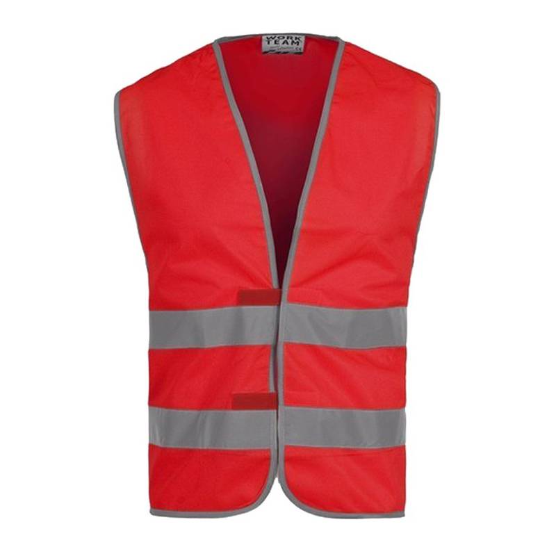 Chaleco con cierre de velcro adaptable alta visibilidad
