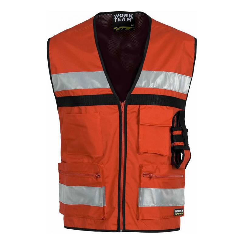 Chaleco A.V.  multibolsillos y cierre cremallera - KRNN Prove