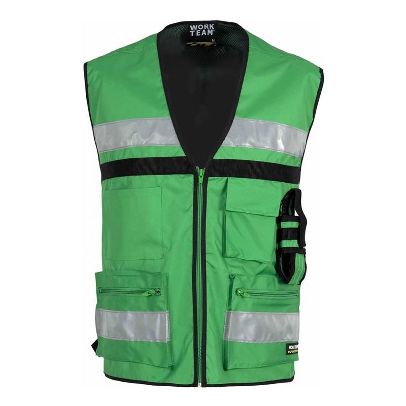 Chaleco A.V.  multibolsillos y cierre cremallera - KRNN Prove