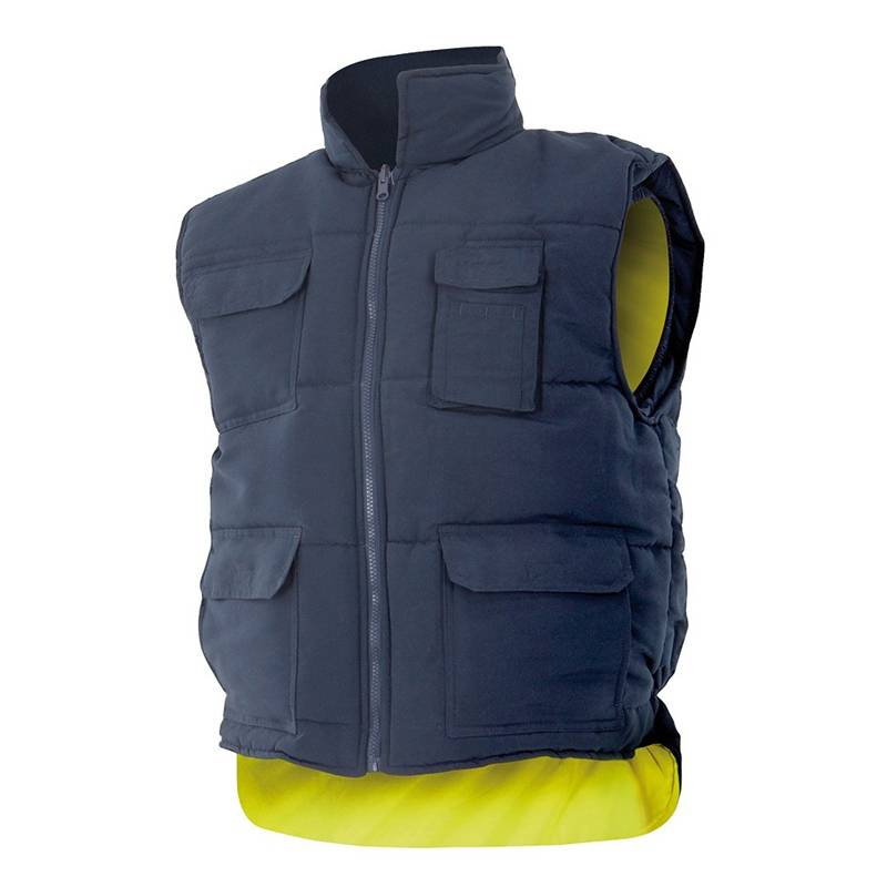 Chaleco acolchado reversible de Alta Visibilidad