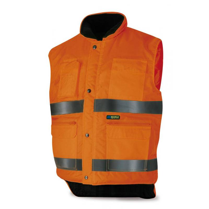 Chaleco acolchado alta visibilidad