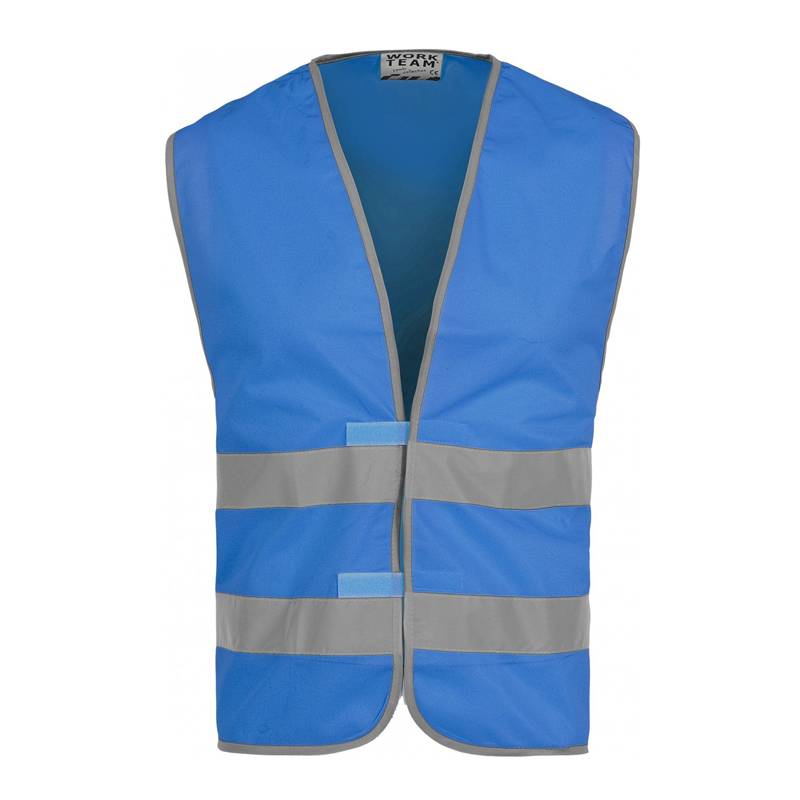 Chaleco de poliester con bandas reflectantes