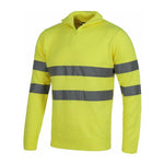 Jersey con cuello alto de  alta visibilidad