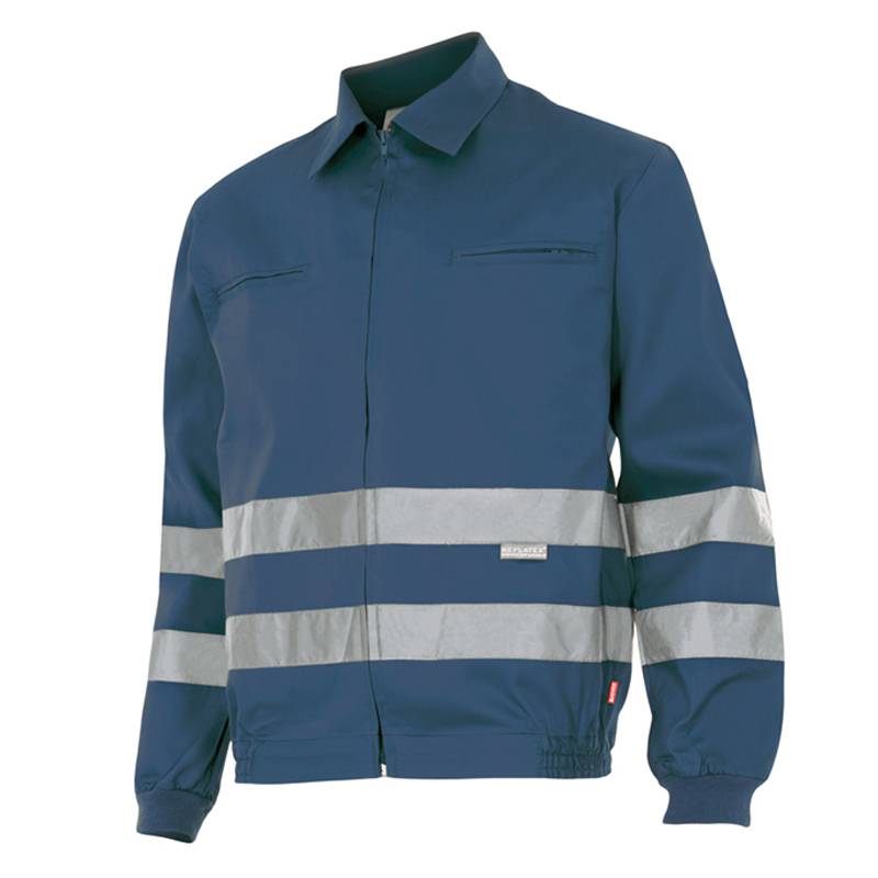 Cazadora con cintas de alta visibilidad