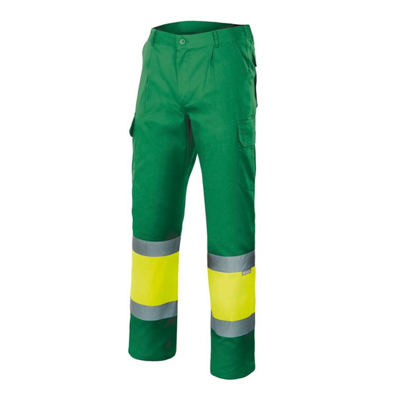 Pantalón de trabajo multibolsillos bicolor VE157