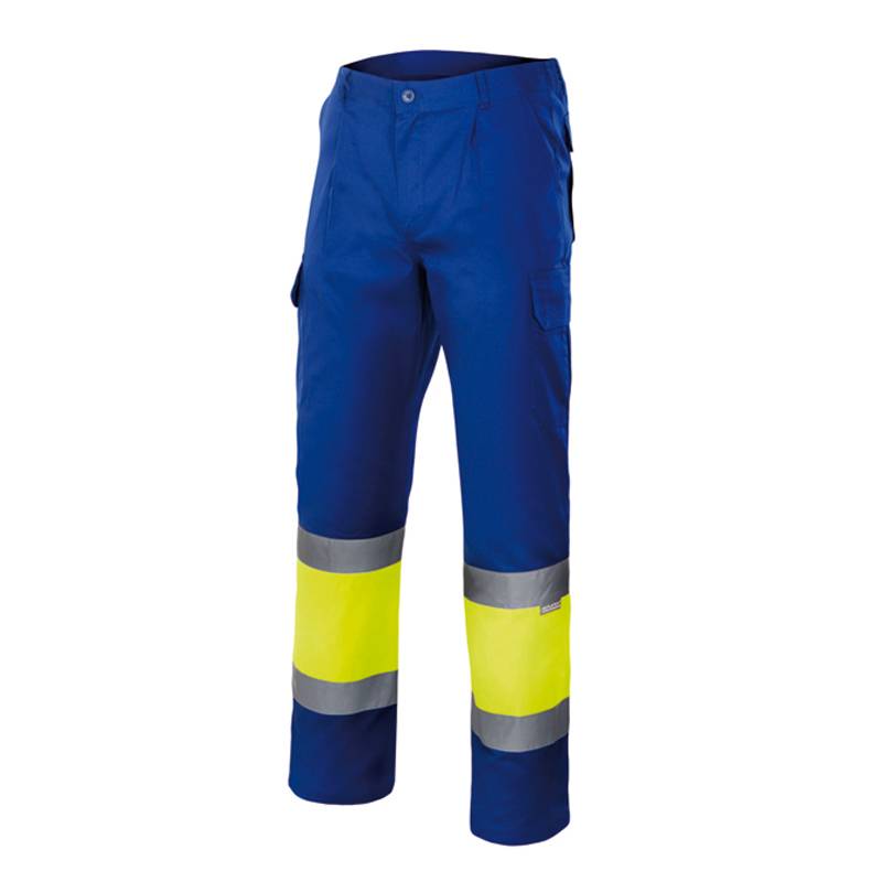 Pantalón de trabajo bicolor con forro interior