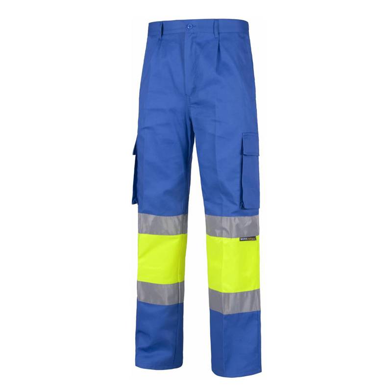 Pantalón bicolor alta visibilidad elástico en cintura - KRNN Prove