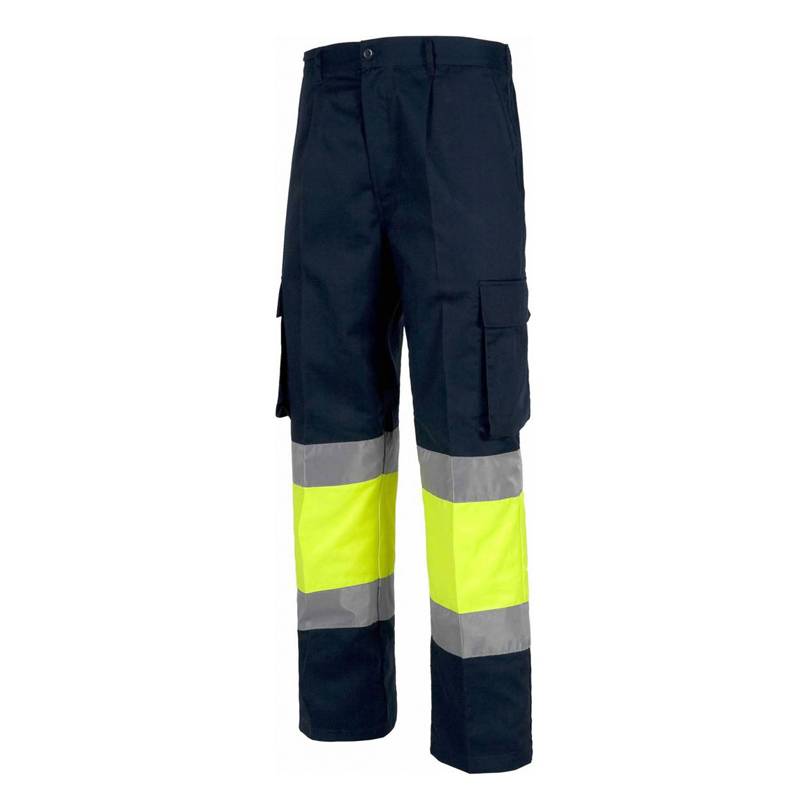 Pantalón bicolor alta visibilidad elástico en cintura - KRNN Prove