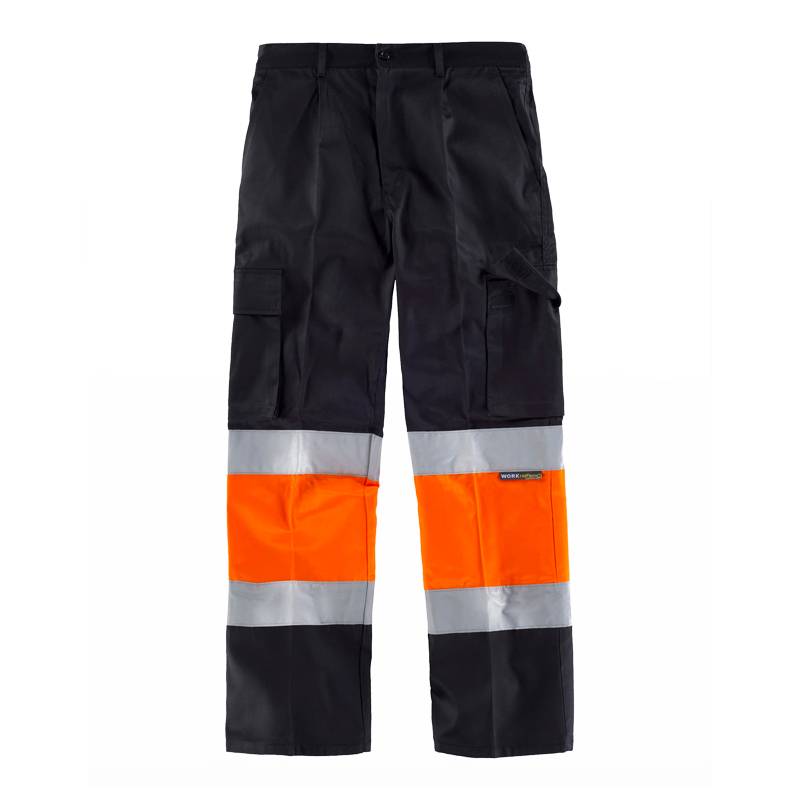Pantalón bicolor alta visibilidad elástico en cintura - KRNN Prove