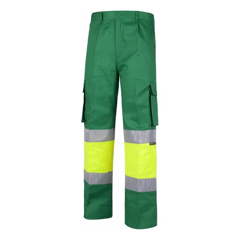 Pantalón bicolor alta visibilidad elástico en cintura - KRNN Prove