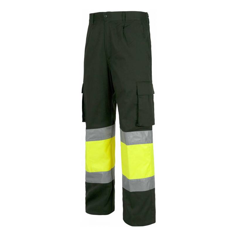 Pantalón bicolor alta visibilidad elástico en cintura - KRNN Prove