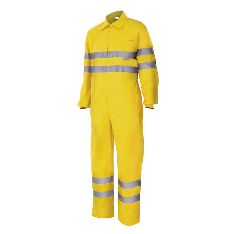 Buzo de trabajo de tergal de Alta Visibilidad Cat. II. EN 340 EN 471