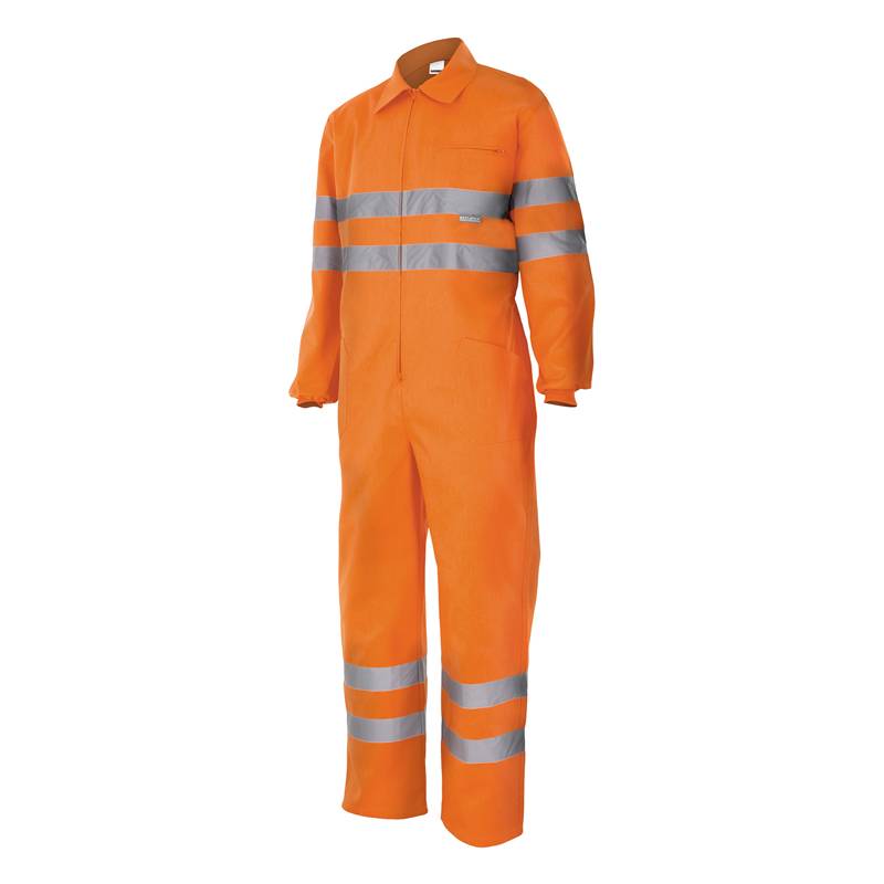 Buzo de trabajo de tergal de Alta Visibilidad Cat. II. EN 340 EN 471