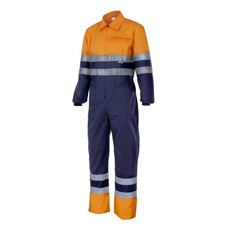 Buzo de trabajo de tergal de Alta Visibilidad bicolor