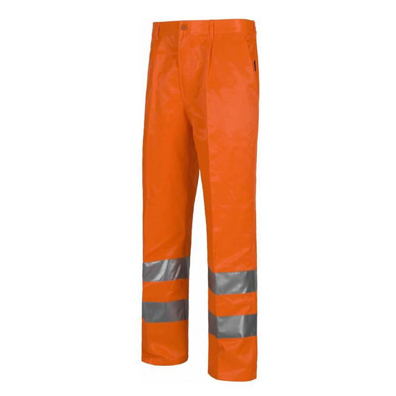 Pantalón alta visibilidad con cintas reflectantes