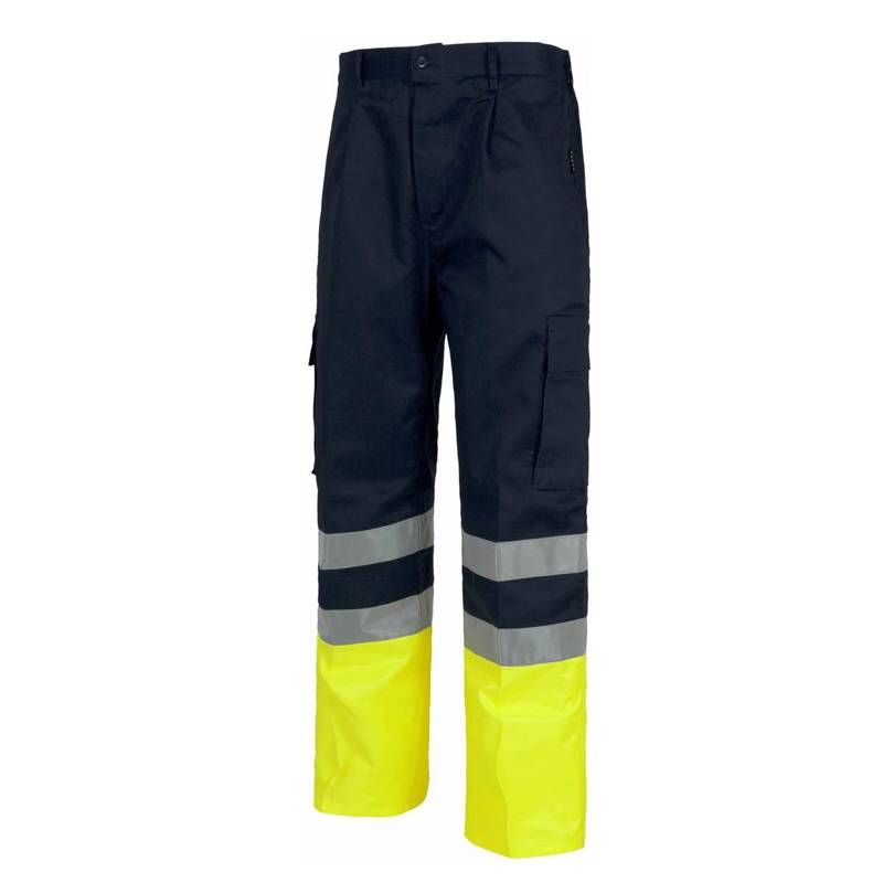 Pantalón alta visibilidad elástico en cintura