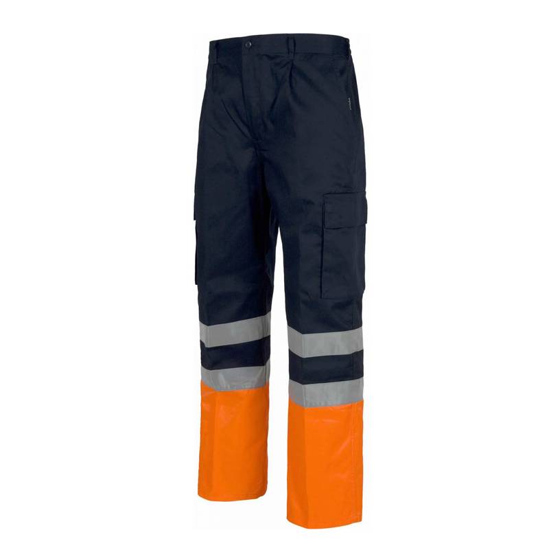 Pantalón alta visibilidad elástico en cintura