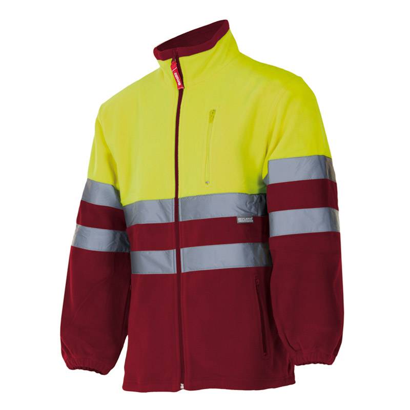 Chaqueta polar bicolor de Alta Visibilidad