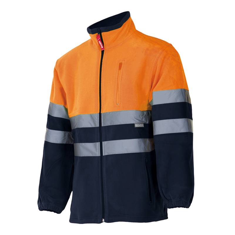 Chaqueta polar bicolor de Alta Visibilidad