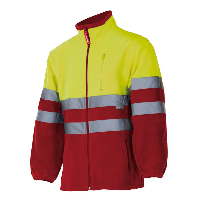 Chaqueta polar bicolor de Alta Visibilidad