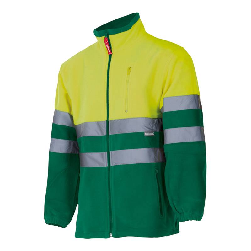 Chaqueta polar bicolor de Alta Visibilidad