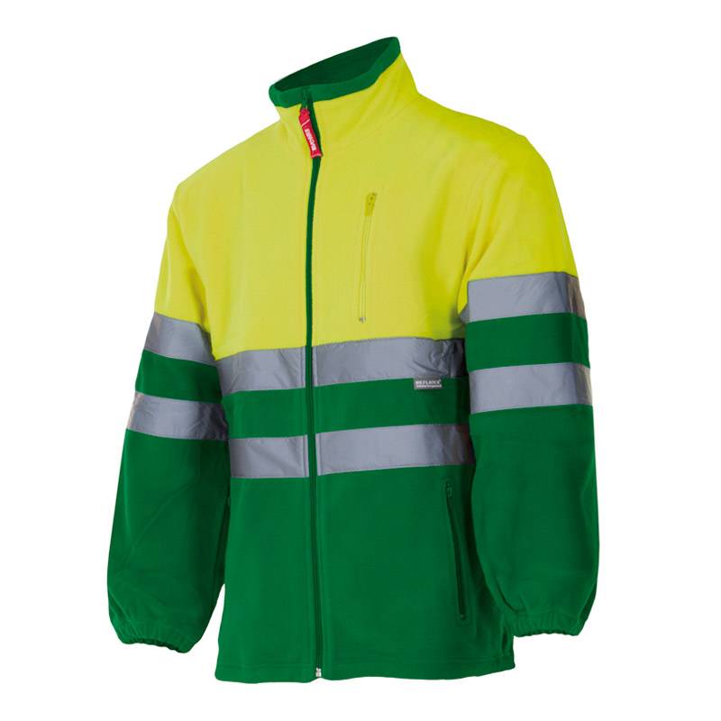 Chaqueta polar bicolor de Alta Visibilidad