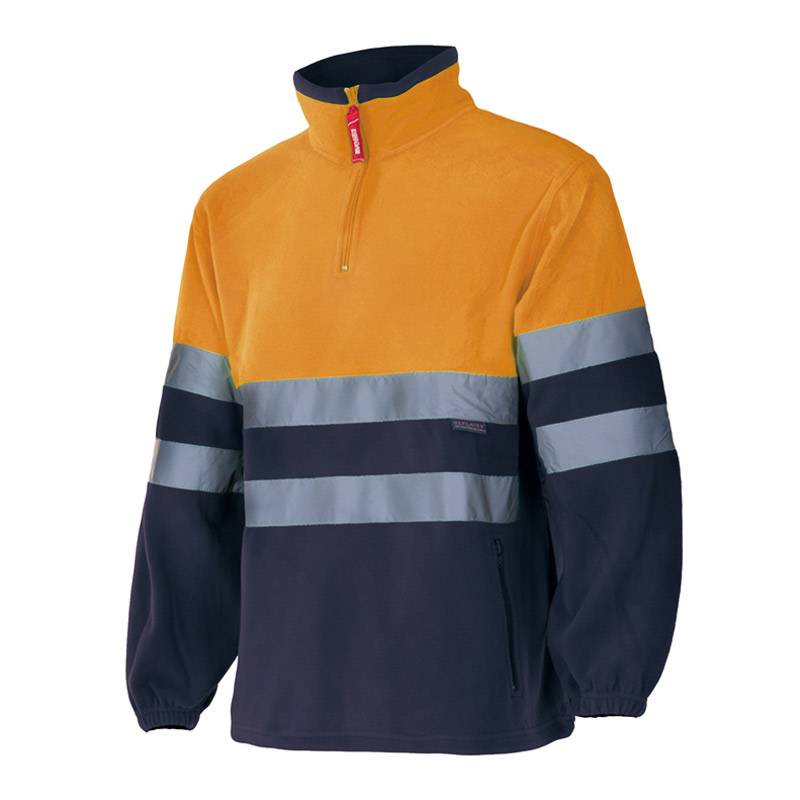 Forro polar bicolor Alta Visibilidad cuello alto