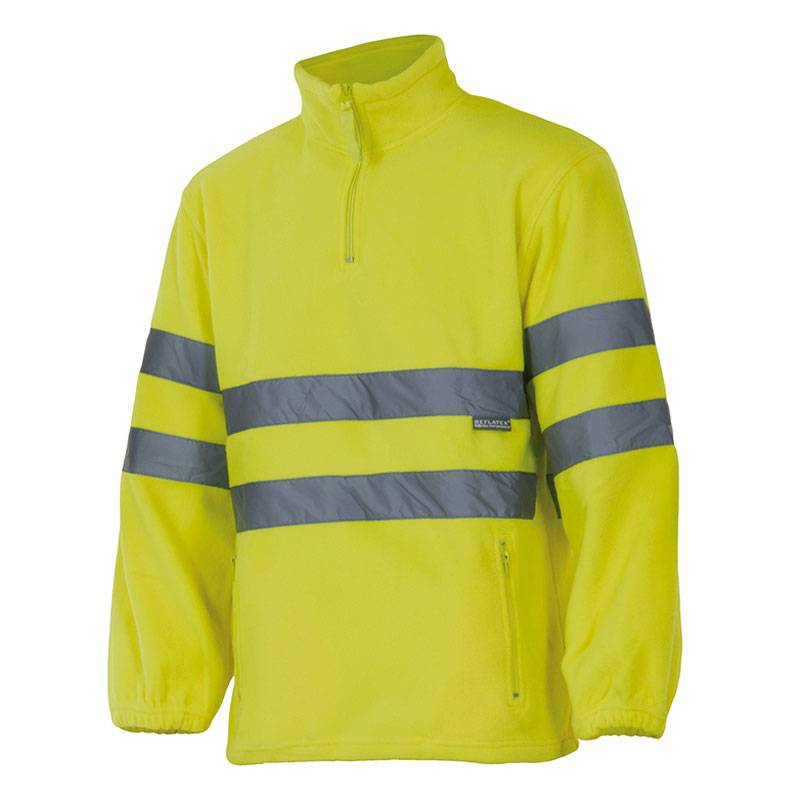 Forro polar Alta Visibilidad cuello alto