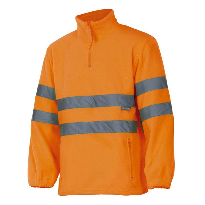 Forro polar Alta Visibilidad cuello alto