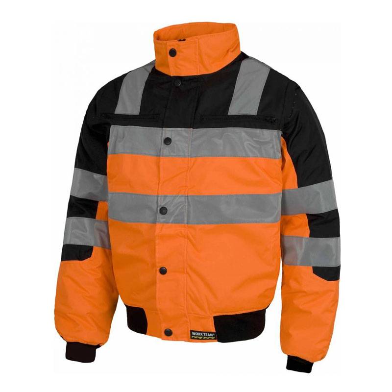 Cazadora piloto alta visibilidad bicolor
