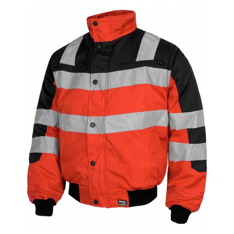 Cazadora piloto alta visibilidad bicolor