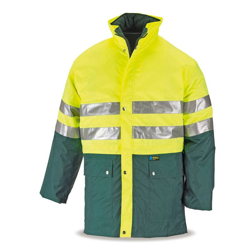 Parka triple uso alta visibilidad