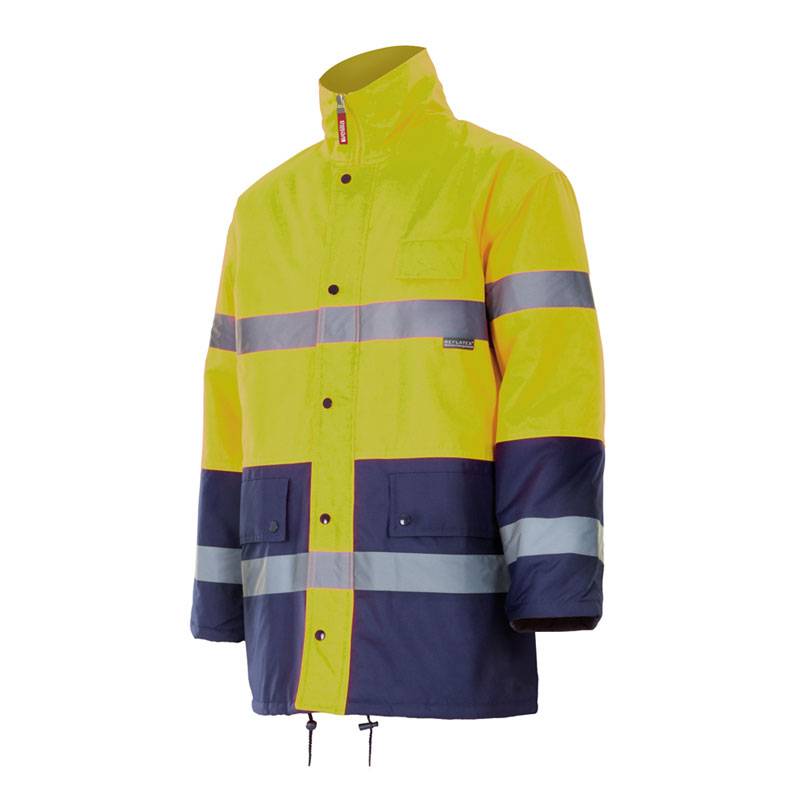 VE166 Parka impermeable bicolor Alta Visibilidad UNE-EN 471:2004