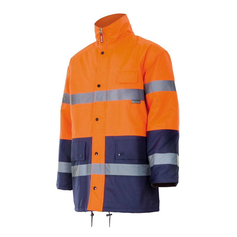 VE166 Parka impermeable bicolor Alta Visibilidad UNE-EN 471:2004