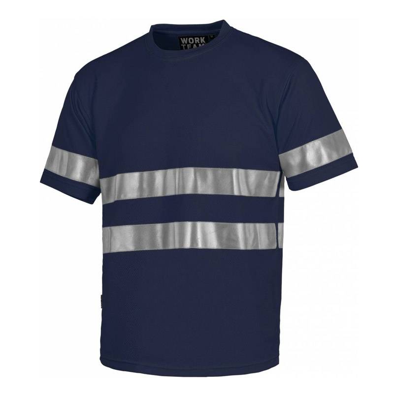 Camiseta manga corta con reflectantes