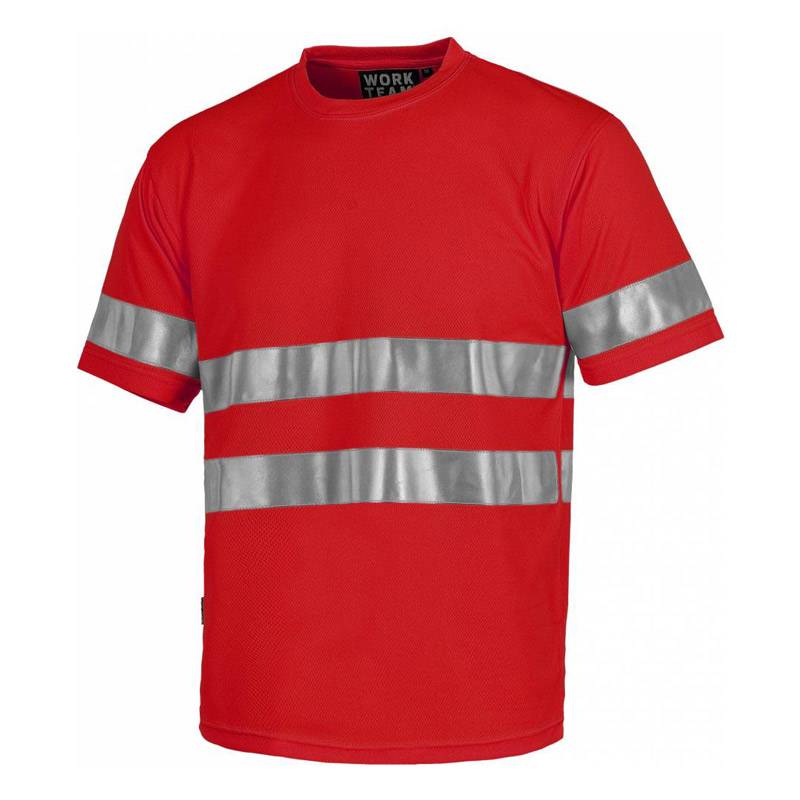 Camiseta manga corta con reflectantes