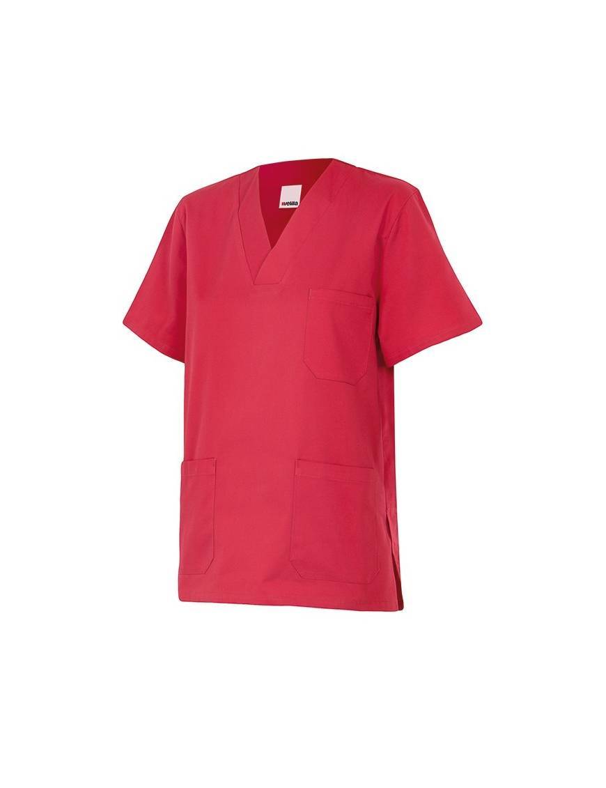 Camisola manga corta cuello pico Velilla 589