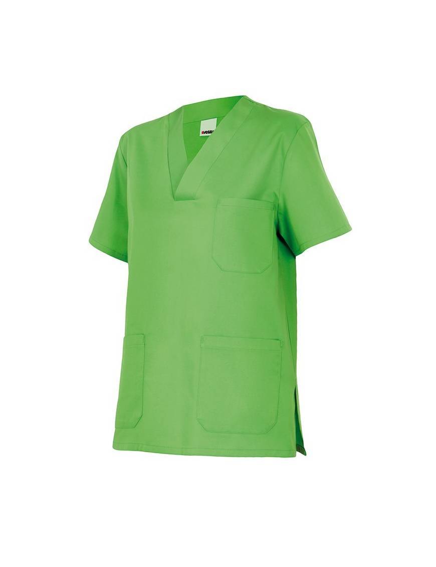 Camisola manga corta cuello pico Velilla 589