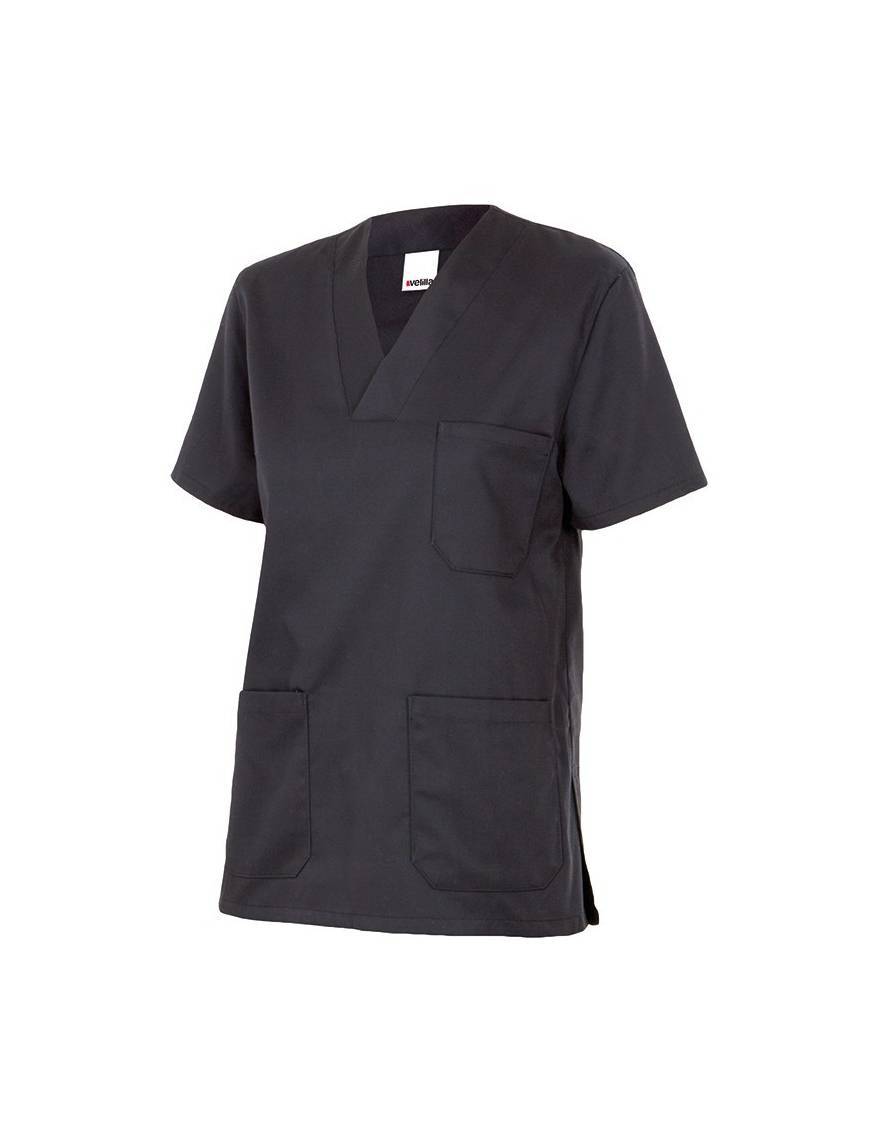 Camisola manga corta cuello pico Velilla 589