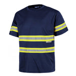 Camiseta manga corta con cintas flourescentes