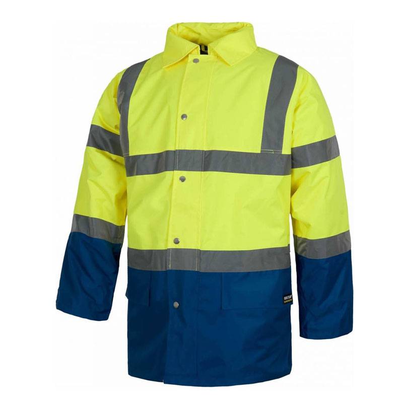 Parka impermeable bicolor alta visibilidad