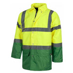 Parka impermeable bicolor alta visibilidad